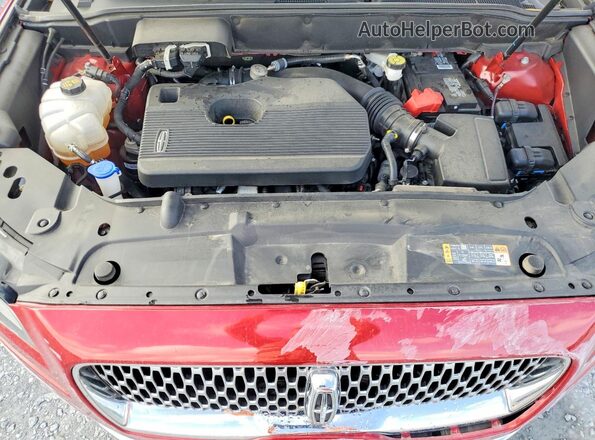 2LMPJ6K99MBL09092 2021 LINCOLN NAUTILUS Red ძრავის განყოფილების ხედი