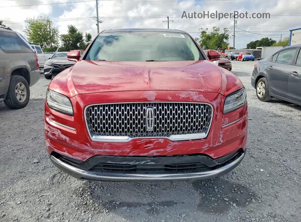 2LMPJ6K99MBL09092 2021 LINCOLN NAUTILUS Red წინა ხედი