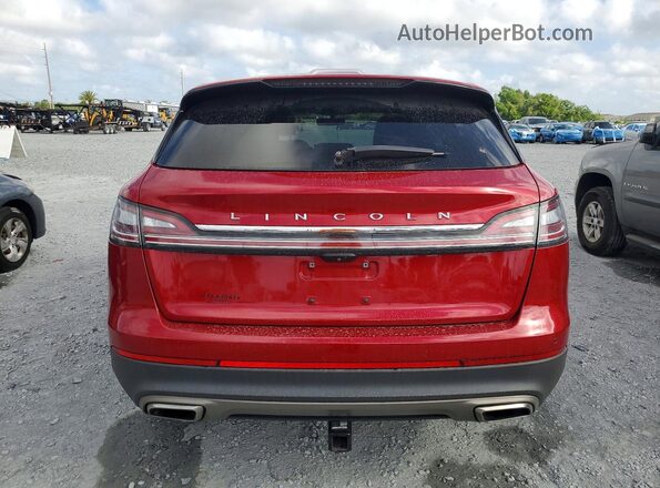 2LMPJ6K99MBL09092 2021 LINCOLN NAUTILUS Red უკანა ხედი