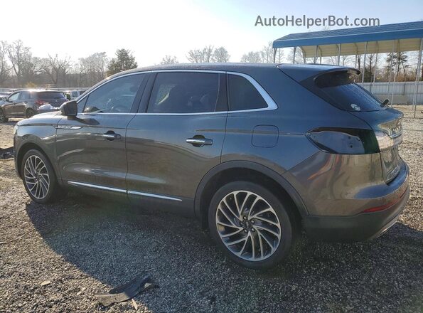 2LMPJ6L92KBL53589 2019 LINCOLN NAUTILUS Gray Tył lewy
