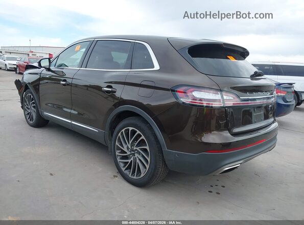 2LMPJ6L9XKBL23126 2019 LINCOLN NAUTILUS Brown უკანა მარცხენა