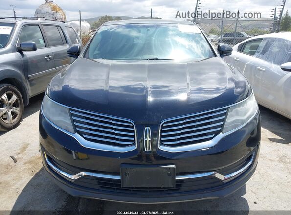 2LMPJ6LR5HBL18876 2017 LINCOLN MKX Black Widok zestawu wskaźników