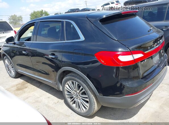 2LMPJ6LR5HBL18876 2017 LINCOLN MKX Black Tył lewy