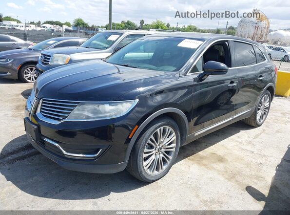 2LMPJ6LR5HBL18876 2017 LINCOLN MKX Black Przód lewy