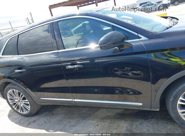 2LMPJ6LR5HBL18876 2017 LINCOLN MKX Black Widok wnętrza z tyłu