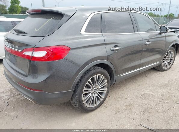 2LMPJ6LRXJBL12805 2018 LINCOLN MKX Gray უკანა მარჯვენა