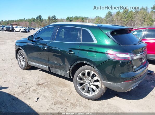 2LMPJ8K90MBL01121 2021 LINCOLN NAUTILUS Green Trasero izquierdo