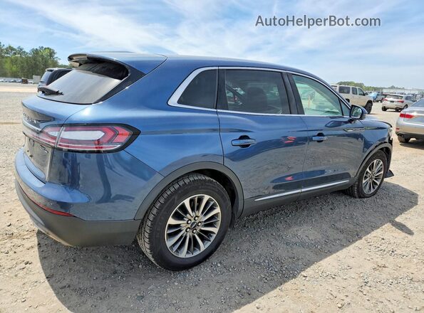 2LMPJ8K93KBL14331 2019 LINCOLN NAUTILUS Blue უკანა მარჯვენა