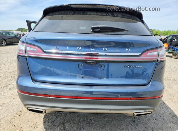 2LMPJ8K93KBL14331 2019 LINCOLN NAUTILUS Blue უკანა ხედი