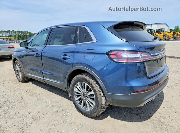 2LMPJ8K93KBL14331 2019 LINCOLN NAUTILUS Blue უკანა მარცხენა