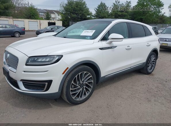 2LMPJ8LP8KBL40453 2019 LINCOLN NAUTILUS White Front left