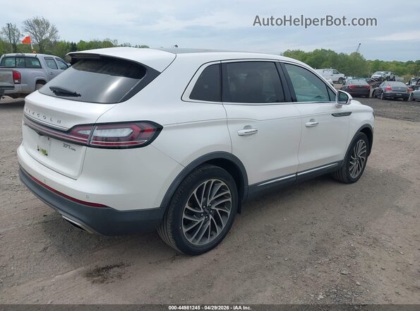 2LMPJ8LP8KBL40453 2019 LINCOLN NAUTILUS White Rear right