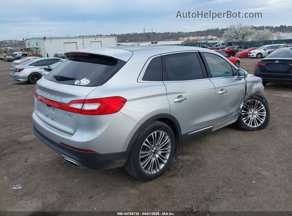 2LMPJ8LR1HBL33810 2017 LINCOLN MKX Silver Rear right