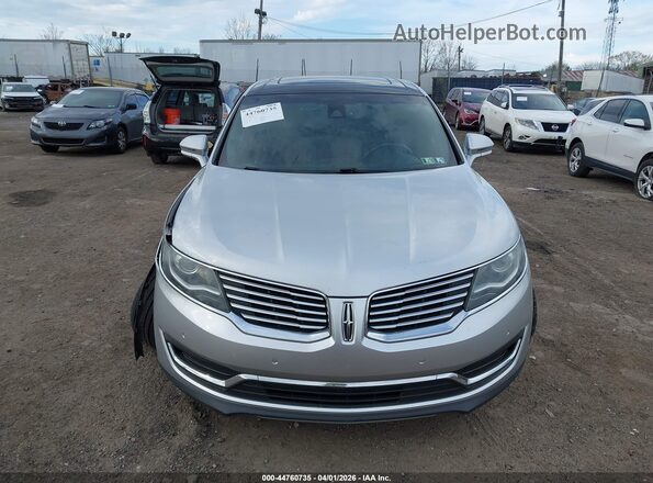 2LMPJ8LR1HBL33810 2017 LINCOLN MKX Silver Instrument cluster view
