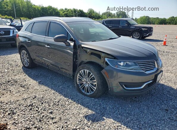 2LMPJ8LR5HBL11504 2017 LINCOLN MKX Gray Delantero derecho