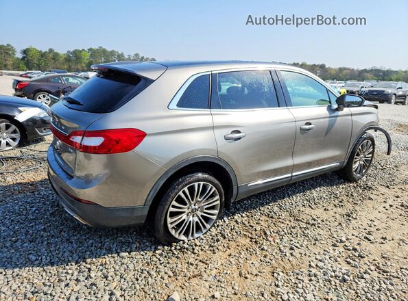 2LMPJ8LR7HBL24206 2017 LINCOLN MKX Beige Tył prawy