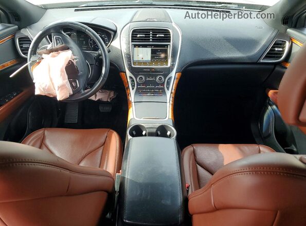 2LMPJ8LR8JBL29288 2018 LINCOLN MKX Burgundy Вид панелі приладів