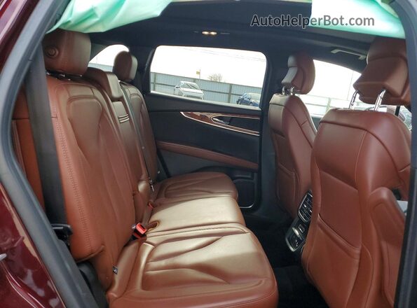 2LMPJ8LR8JBL29288 2018 LINCOLN MKX Burgundy Вид задньої частини салону