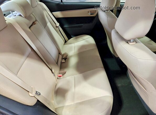 2T1BPRHE7GC612365 2016 TOYOTA LL Tan Rear seats view