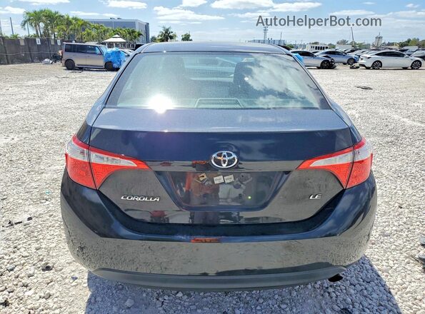 2T1BURHE0GC609946 2016 TOYOTA LL Черный Вид сзади