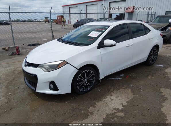 2T1BURHE2GC507029 2016 TOYOTA LL White Передня ліва чверть