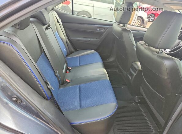 2T1BURHE3JC089779 2018 TOYOTA LL Gray უკანა სავარძლების ხედი