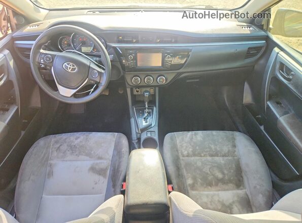2T1BURHE4GC543725 2016 TOYOTA LL Blue Dashboard view