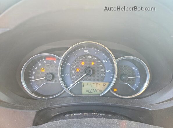 2T1BURHE4GC543725 2016 TOYOTA LL Blue Instrument cluster view