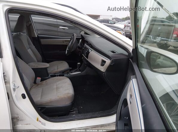 2T1BURHE4GC724145 2016 TOYOTA LL White Front interior view