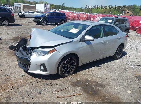 2T1BURHE7GC603321 2016 TOYOTA LL Серебряный Передняя левая четверть