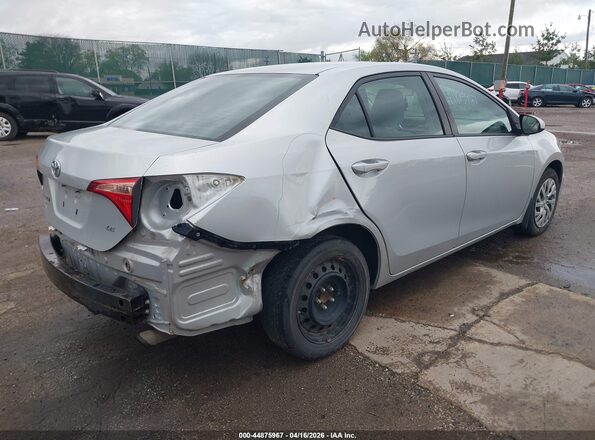 2T1BURHE8JC983602 2018 TOYOTA LL Серебряный Задняя правая четверть