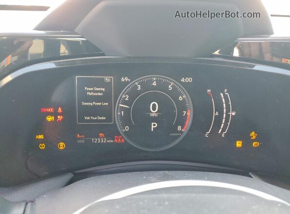 2T2ADCAZ2RC013077 2024 LEXUS NX Gray Vista del cuadro de instrumentos
