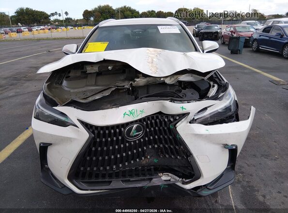 2T2ADCAZXNC001818 2022 LEXUS NX 250 White Instrument cluster view