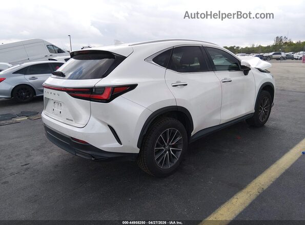 2T2ADCAZXNC001818 2022 LEXUS NX 250 White Rear right