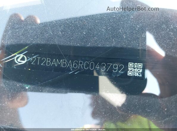 2T2BAMBA6RC043792 2024 LEXUS RX 350 Серебряный 