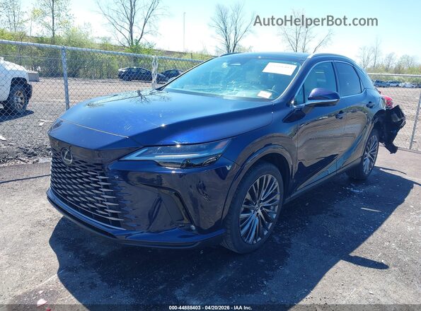 2T2BAMCA2PC026404 2023 LEXUS RX 350 Blue Առջևի ձախ երեք քառորդ տեսարան