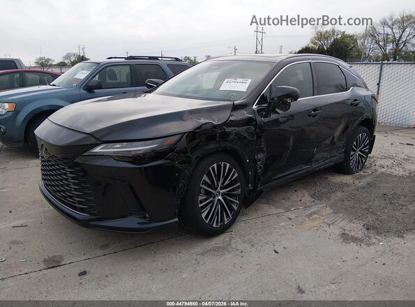 2T2BAMCA2RC045084 2024 LEXUS RX 350 Black Առջևի ձախ երեք քառորդ տեսարան
