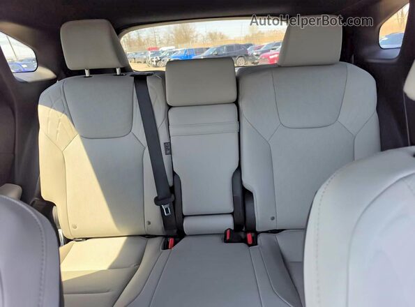 2T2BAMCA3RC078689 2024 LEXUS RX Silver უკანა სავარძლების ხედი
