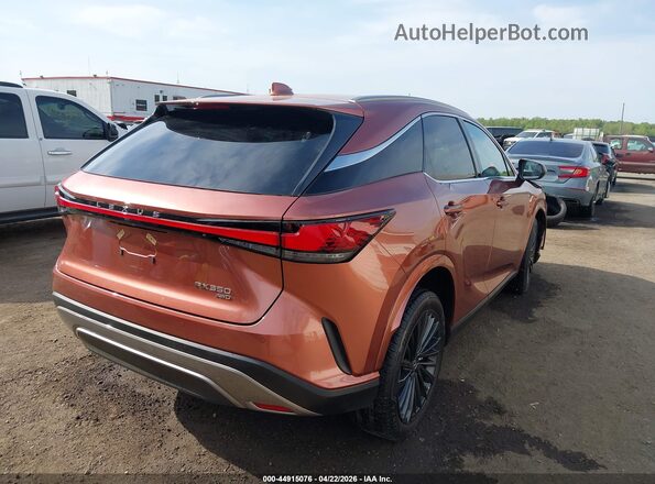 2T2BAMCA3SC096566 2025 LEXUS RX 350 Orange Rear right