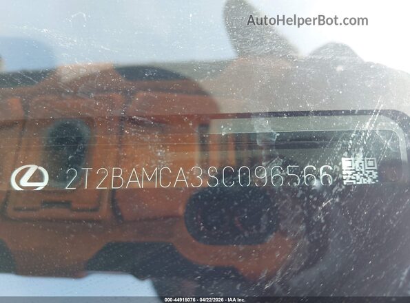 2T2BAMCA3SC096566 2025 LEXUS RX 350 Orange Engine compartment view