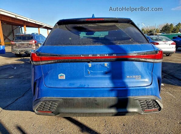 2T2BAMCA4PC004923 2023 LEXUS RX Blue Вид ззаду