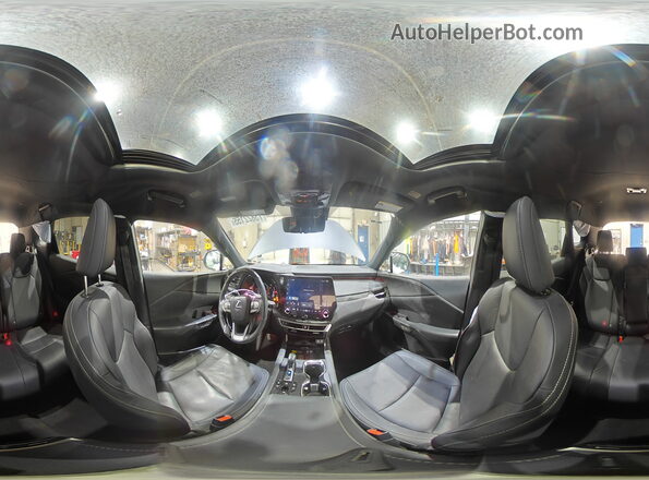 2T2BAMCA4PC031328 2023 LEXUS RX Gray Панорамний вид салону 360°