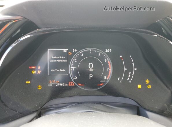 2T2BAMCA4RC086137 2024 LEXUS RX Blue ხელსაწყოთა პანელის ხედი