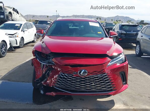 2T2BAMCA4TC130175 2026 LEXUS RX 350 Red Vista interior trasera
