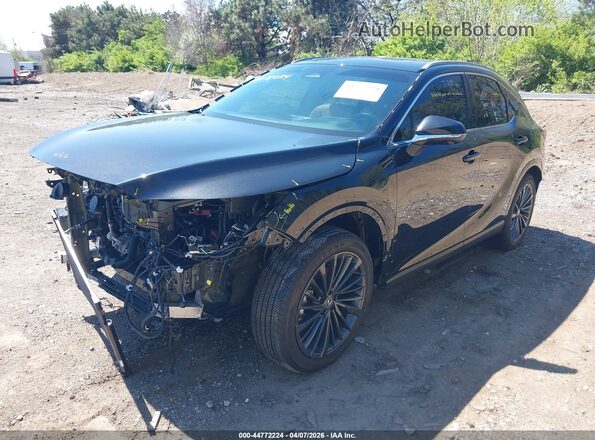 2T2BAMCA6SC118351 2025 LEXUS RX 350 Black წინა მარცხენა ხედი სამი მეოთხედიდან