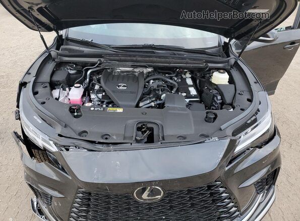 2T2BAMCA6SC121878 2025 LEXUS RX Black Vista del compartimento del motor