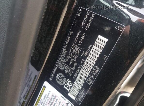2T2BAMCA6SC121878 2025 LEXUS RX Black Vista interior de 360 grados