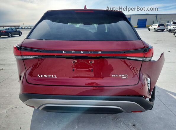 2T2BAMCA8TC129398 2026 LEXUS RX Red Вид ззаду