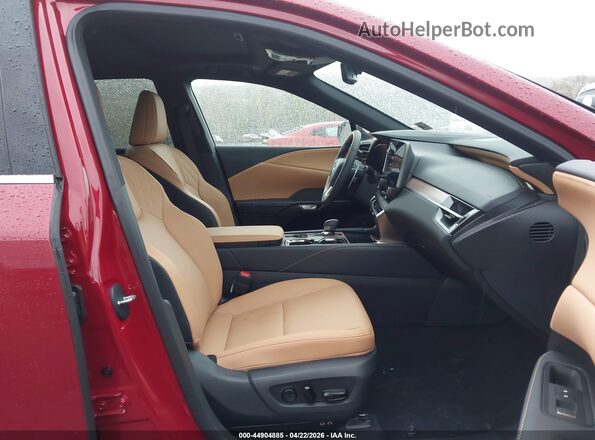 2T2BAMCAXTC130987 2026 LEXUS RX 350 Red Widok wnętrza z przodu