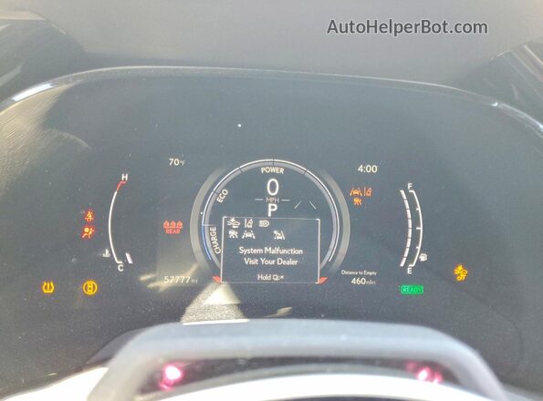 2T2BBMCA3PC011052 2023 LEXUS RX Белый Вид щитка приборов